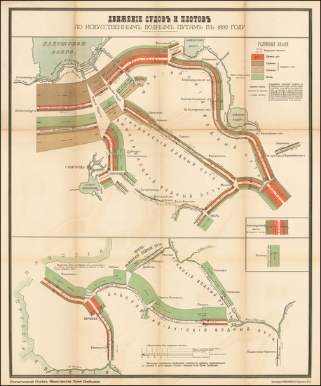 89-Russia Map By Ministry of Routes of Communication