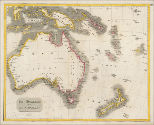 55-Southeast Asia, Australia, Oceania and New Zealand Map By John Thomson