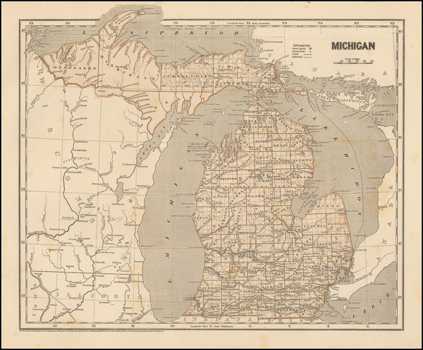 94-Midwest Map By Charles Morse