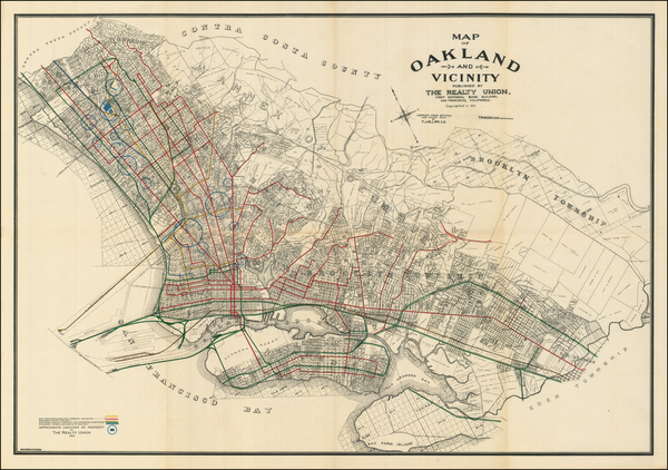 6-California and San Francisco & Bay Area Map By Woodward, Watson & Co.