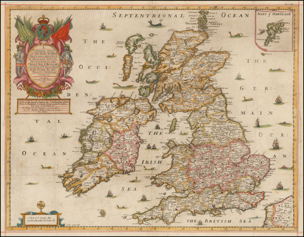 79-British Isles Map By Richard Blome