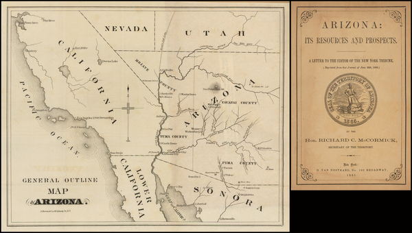 77-Southwest and Arizona Map By Richard McCormick