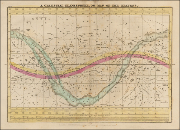 84-Celestial Maps Map By Elijah J. Burritt