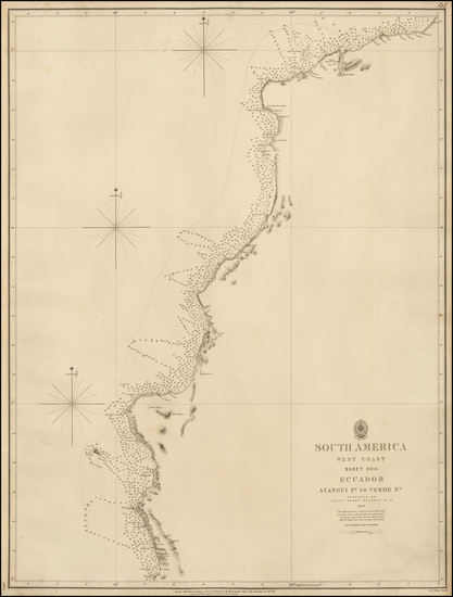 12-Peru & Ecuador Map By British Admiralty