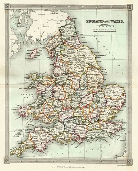 32-Europe and British Isles Map By Thomas Kelly