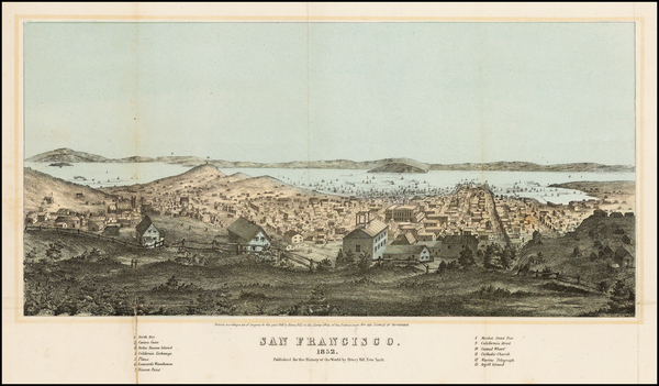 1-San Francisco & Bay Area Map By Henry Bill