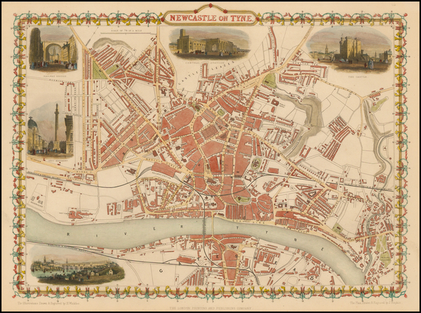 4-British Isles and British Counties Map By John Tallis