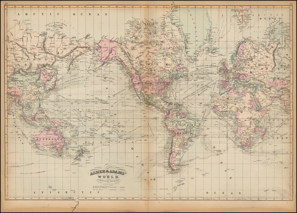 81-World and World Map By Asher  &  Adams