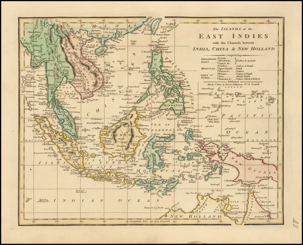 57-China, Southeast Asia and Philippines Map By Robert Wilkinson