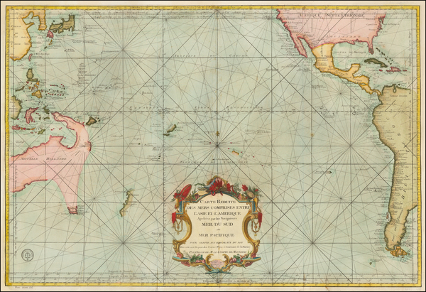 18-Australia & Oceania, Pacific, Australia and Oceania Map By Depot de la Marine