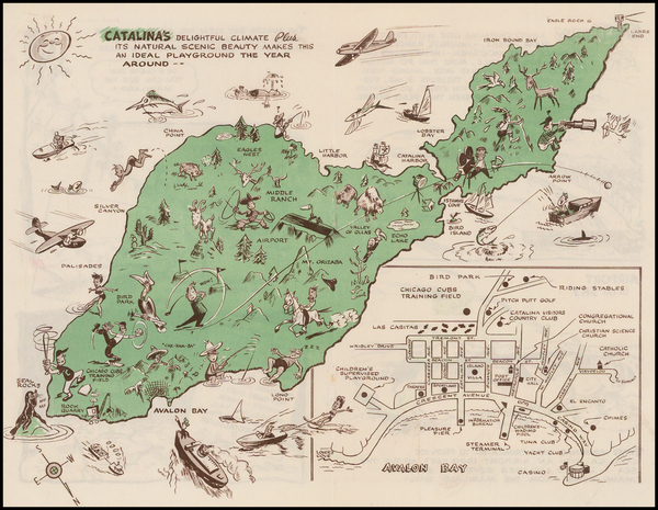 38-Pictorial Maps and California Map By 