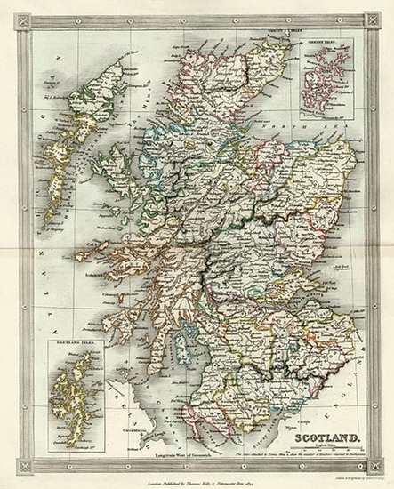 98-Europe and British Isles Map By Thomas Kelly