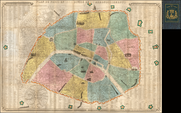 23-France Map By A. Bes et F. Dubreuil