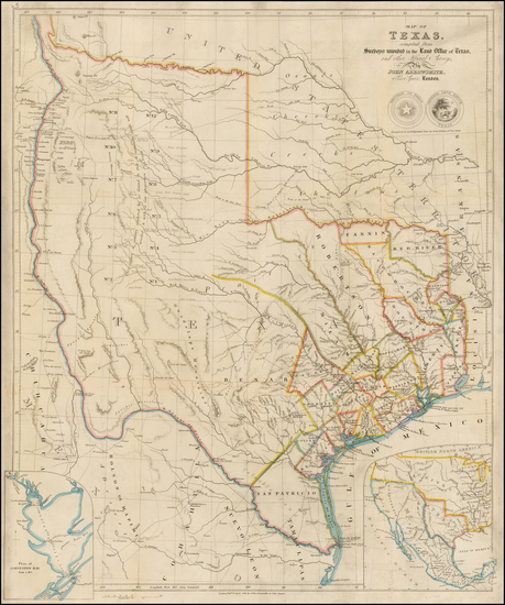 43-Texas and Southwest Map By John Arrowsmith