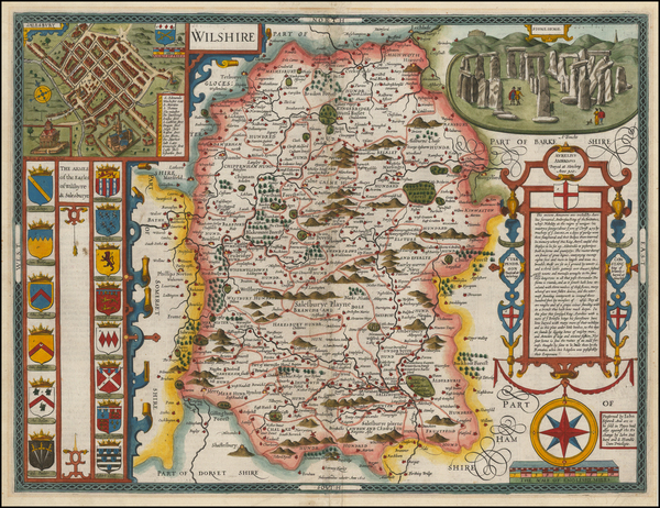 3-British Isles Map By John Speed