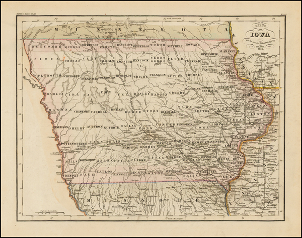 91-Iowa Map By Joseph Meyer