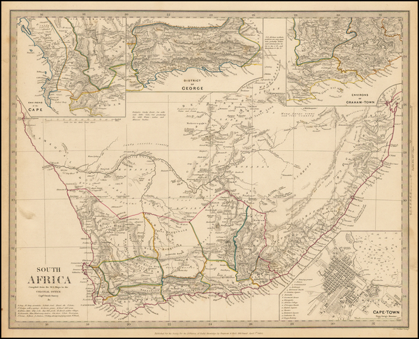 97-South Africa Map By SDUK