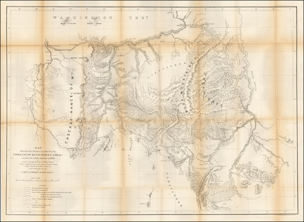 58-Idaho, Oregon and Washington Map By U.S. War Department