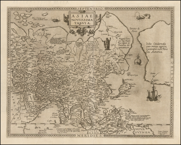 39-Asia, Asia and Philippines Map By Gerard de Jode