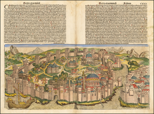 7-Turkey and Turkey & Asia Minor Map By Hartmann Schedel