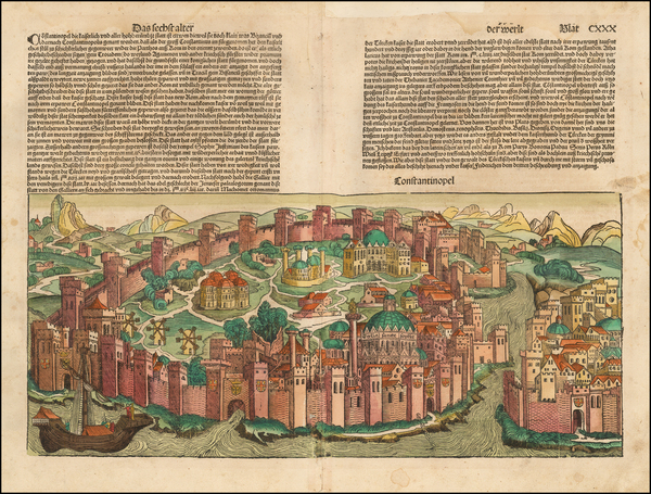 76-Turkey and Turkey & Asia Minor Map By Hartmann Schedel