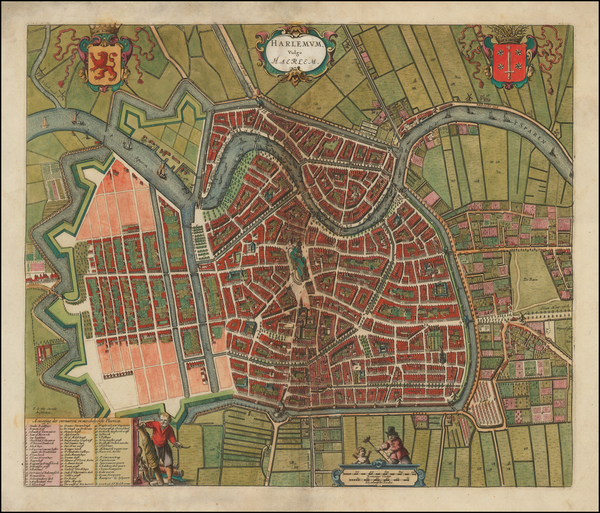 77-Netherlands Map By Frederick De Wit