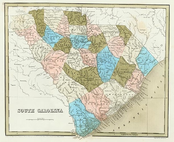 22-Southeast Map By Thomas Gamaliel Bradford