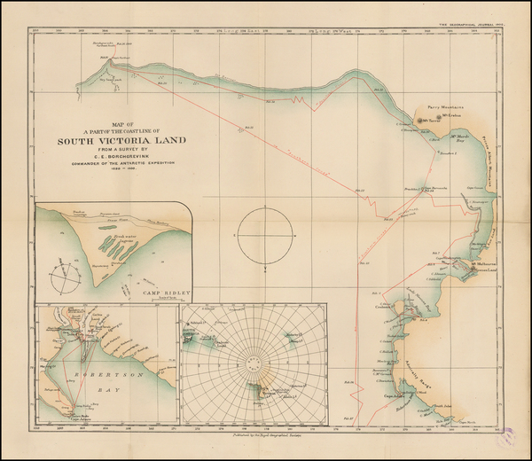 36-Polar Maps Map By Royal Geographical Society