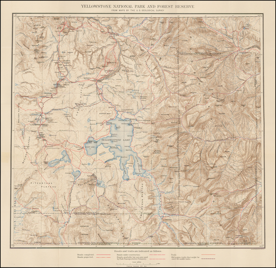 33-Rocky Mountains Map By U.S. Geological Survey