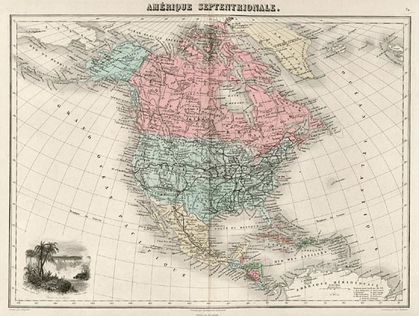 98-North America Map By Migeon