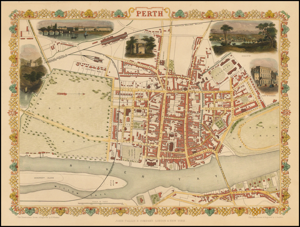 57-British Isles Map By John Tallis