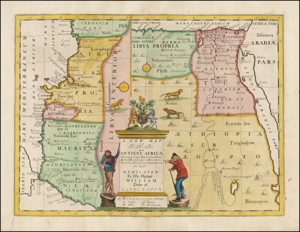 71-Egypt and North Africa Map By Edward Wells