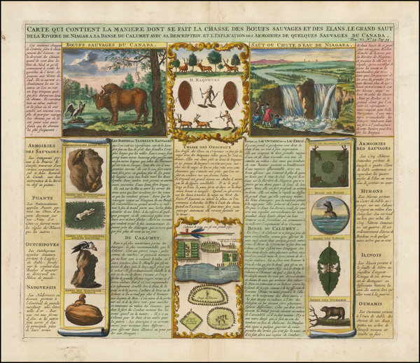 88-New England, Southeast, Midwest and Canada Map By Henri Chatelain