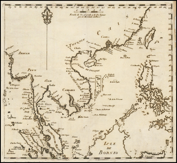 10-China, Southeast Asia, Philippines and Other Islands Map By Cipriano Bagay