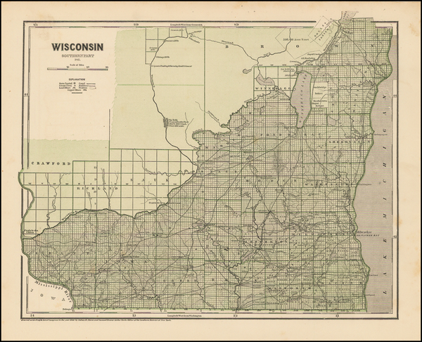 47-Midwest Map By Sidney Morse  &  Samuel Breese