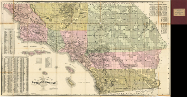 78-California Map By Willson & Co.