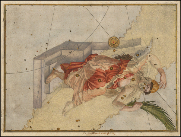 13-Celestial Maps Map By Johann Bayer