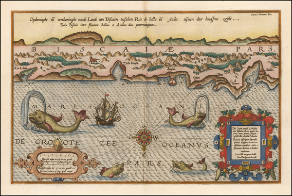 5-Spain Map By Lucas Janszoon Waghenaer