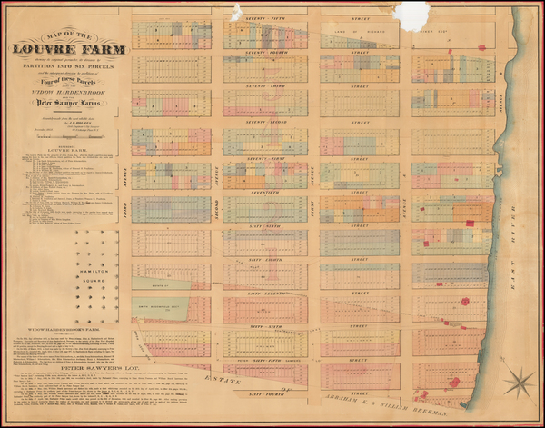 28-New York City Map By John Bute Holmes