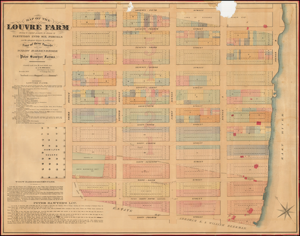 55-New York City Map By John Bute Holmes