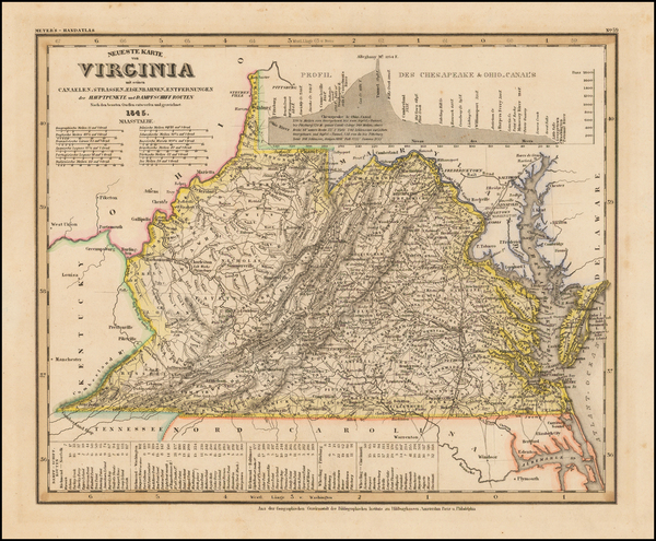 63-Mid-Atlantic and Virginia Map By Joseph Meyer