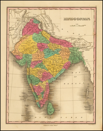 50-India Map By Anthony Finley