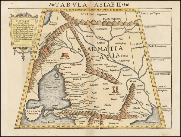 69-Russia, Ukraine and Russia in Asia Map By Sebastian Munster