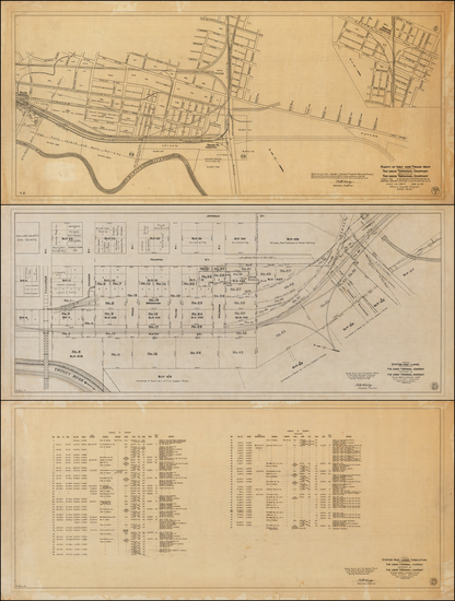 62-Texas Map By Union Terminal Company