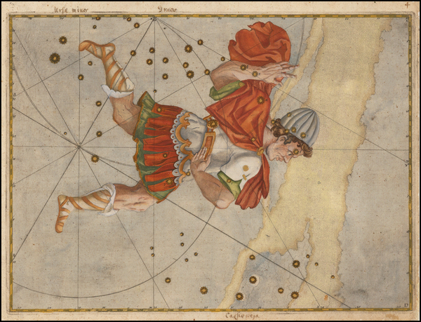 87-Celestial Maps Map By Johann Bayer