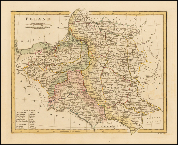 36-Poland, Balkans and Germany Map By Robert Wilkinson