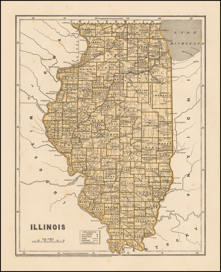 37-Midwest Map By Sidney Morse  &  Samuel Breese