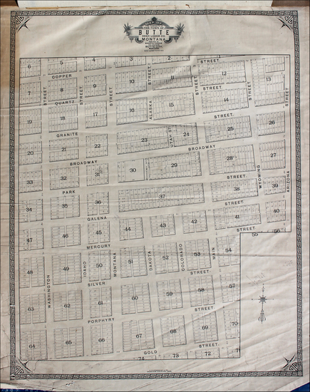 76-Rocky Mountains Map By Anonymous