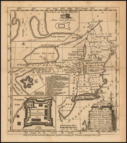 43-Midwest and Canada Map By General Magazine