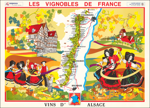 81-France Map By M. S. Dutter